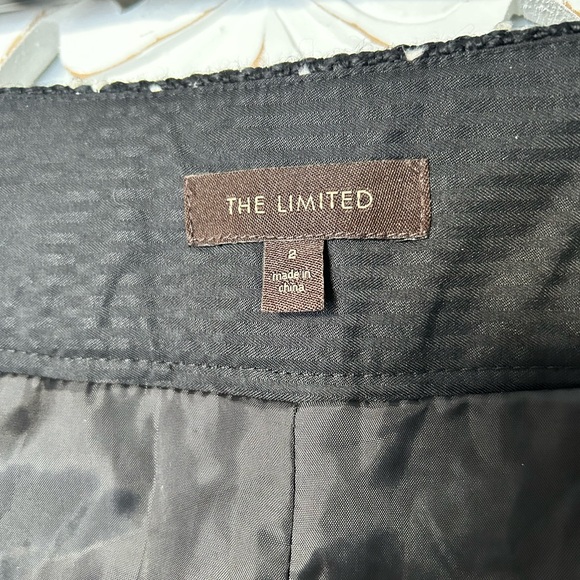 The Limited Brand Tweed Skirt in Black & White EUC - Picture 5 of 5